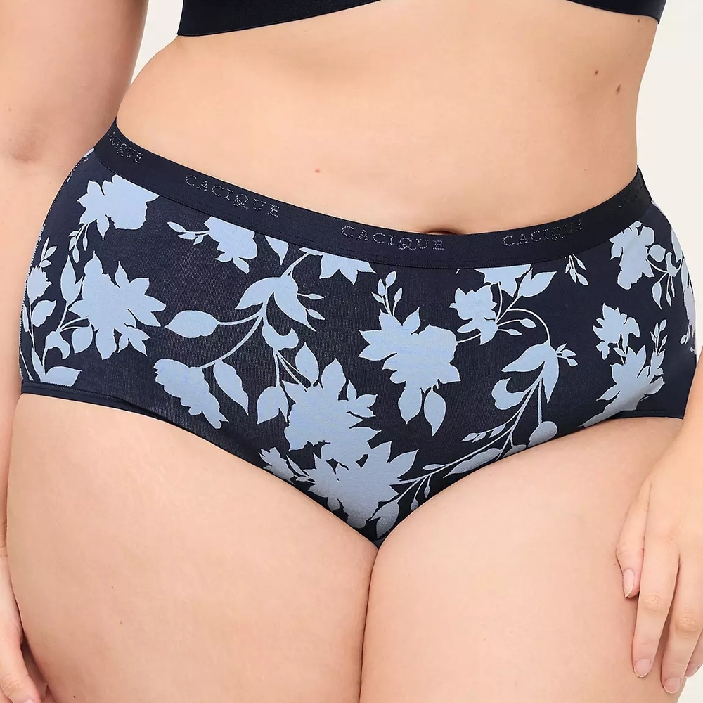 3 CACIQUE WOMEN'S PLUS COTTON FULL BRIEF SIZE  14-16 - Picture 4 of 7